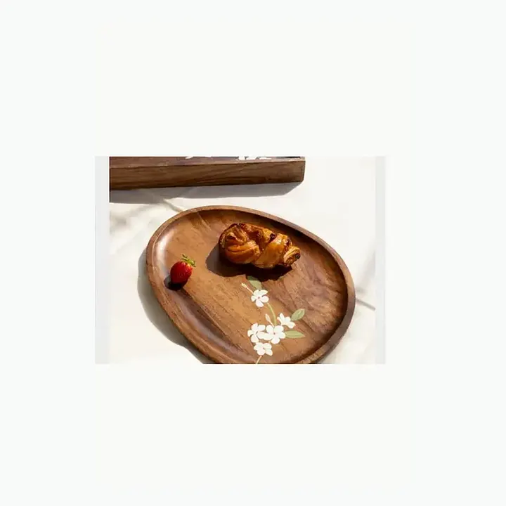Wooden Serving Tray With detail