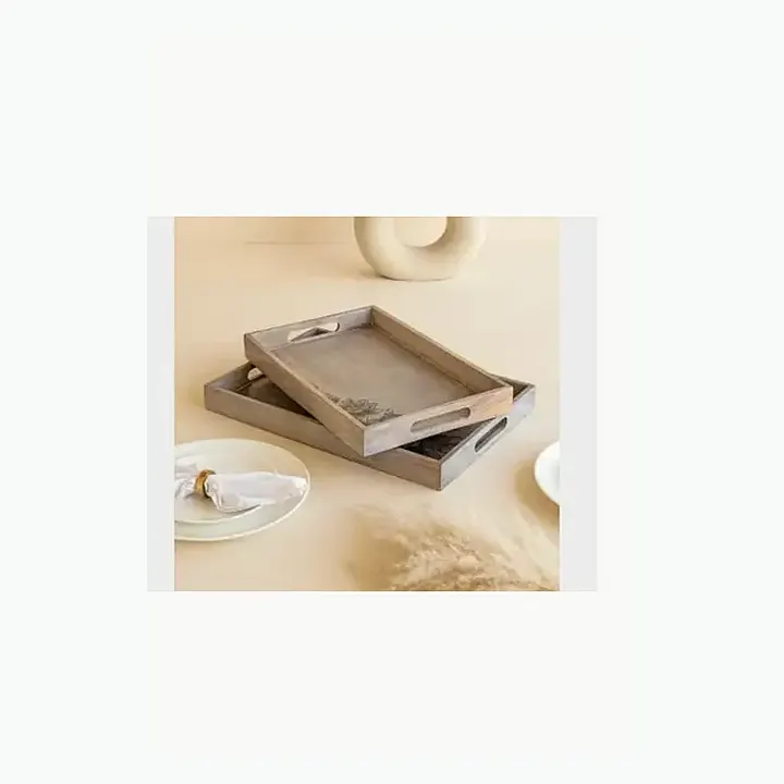 Wooden Serving Tray detail