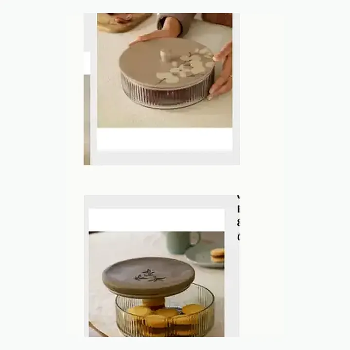 Glass Cookies Jar With detail