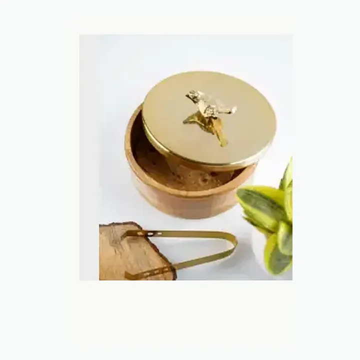 Wooden Roti Box With alternate view