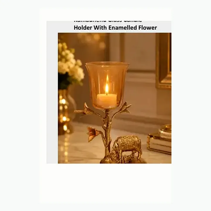 Kamadhenu Glass Candle alternate view
