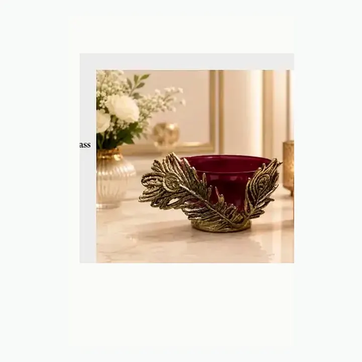 Feather Glass Bowl #6374 – Variant alternate view