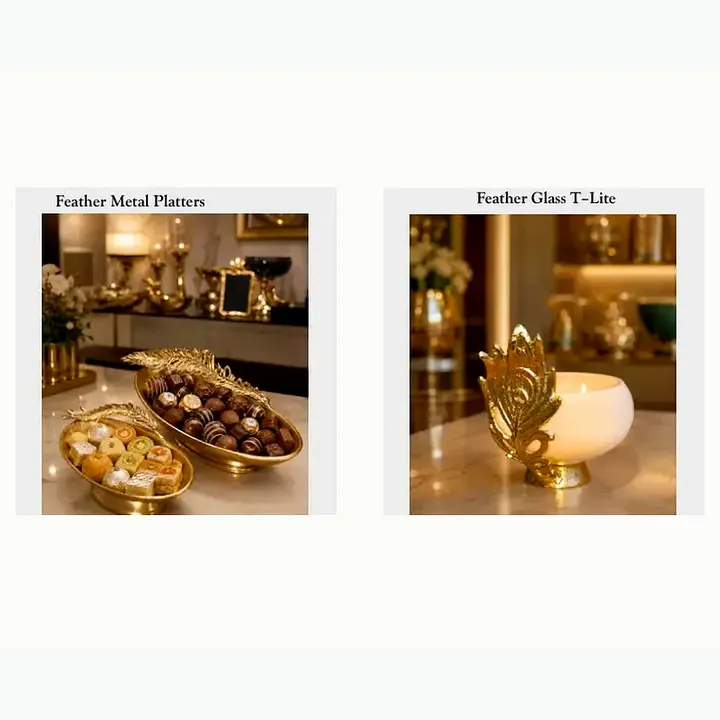 Feather Metal Platters
