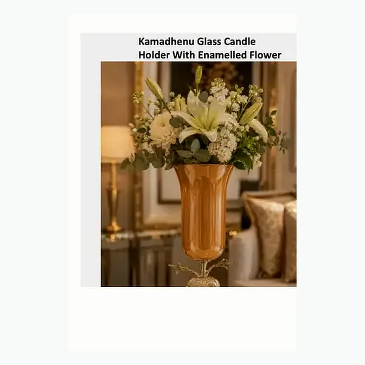 Kamadhenu Glass Candle alternate view