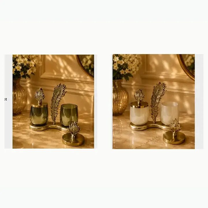 Feather Dry fruit jar set