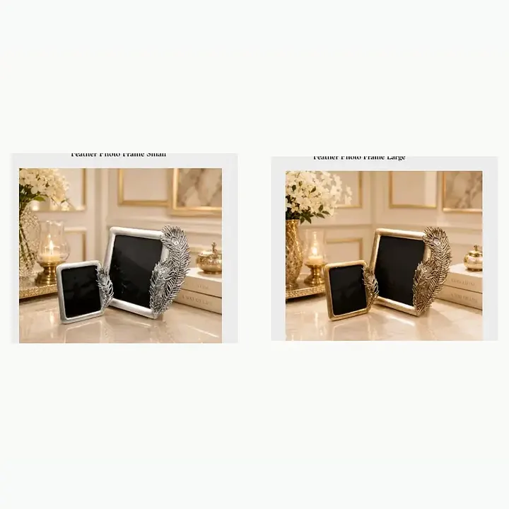 Feather Photo Frame Large