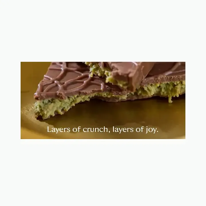 Layers of crunch, layers of joy.