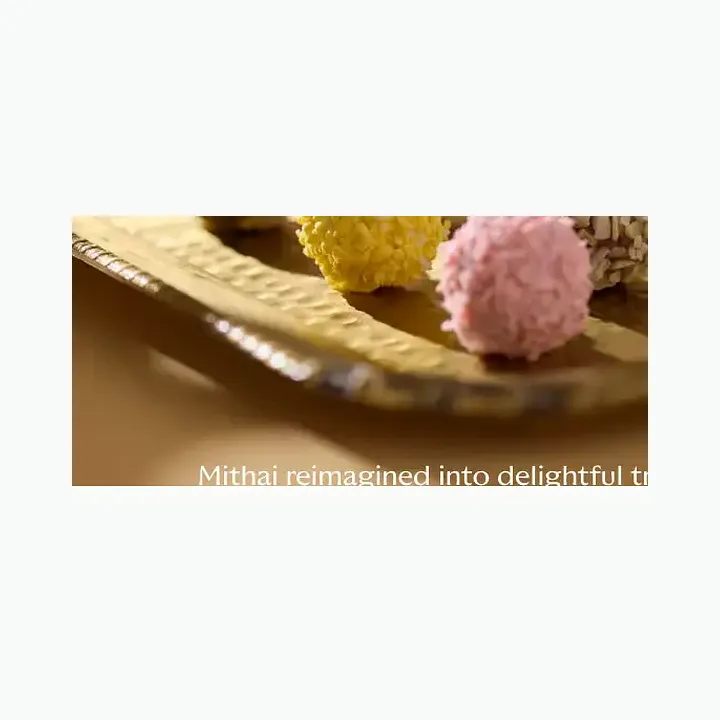 Mithai reimagined into delightful truffles.