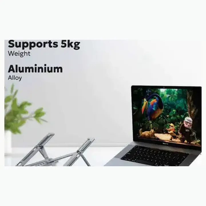 Laptop Stand - Elevate — Excellent Stability, 6-Level Angle Adjustment, Foldable Design,