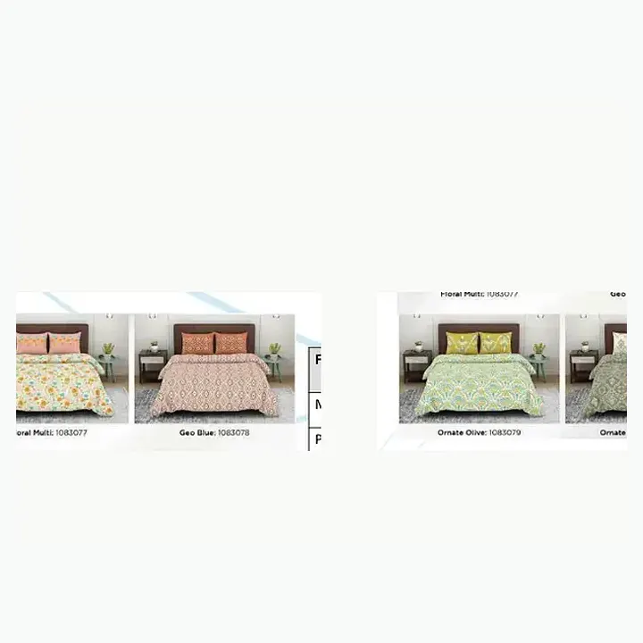 Crowning Touch Double Bedsheet detail
