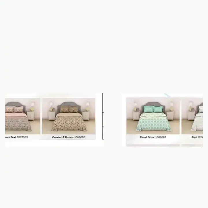 Comfia King Size Double Bedsheet Set detail