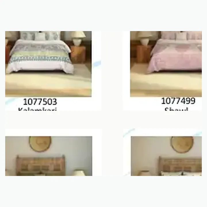 Rangana Gold Double Bedsheet detail