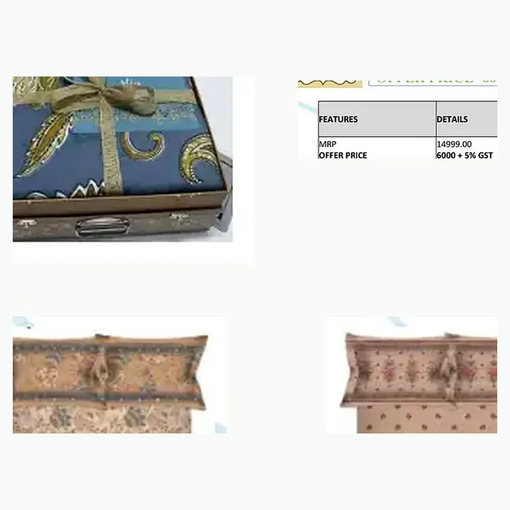 Ritu Kumar Dohar & Bedsheet Set detail