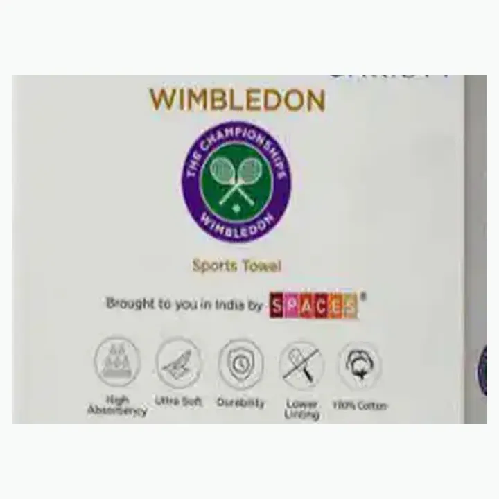 Wimbledon Sports Towel detail