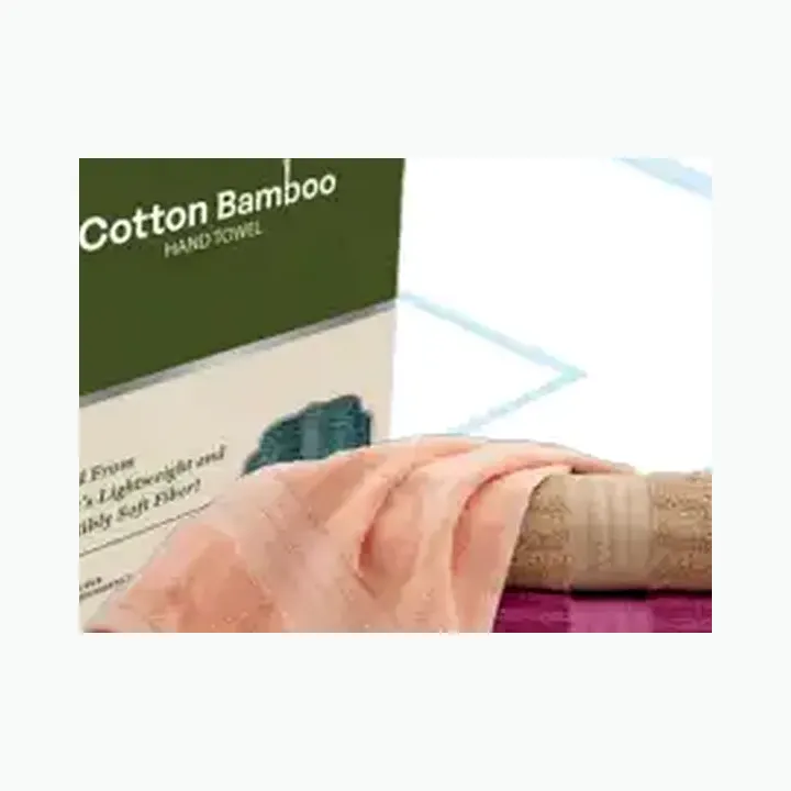 Cotton Bamboo Hand Towel Set of 2 alternate view
