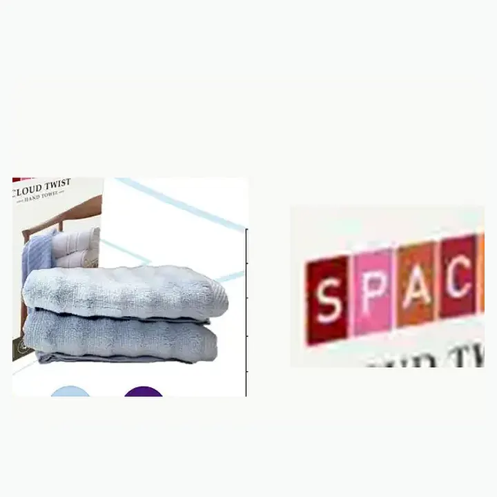 Cloud Twist Hand Towel Set of 2 detail