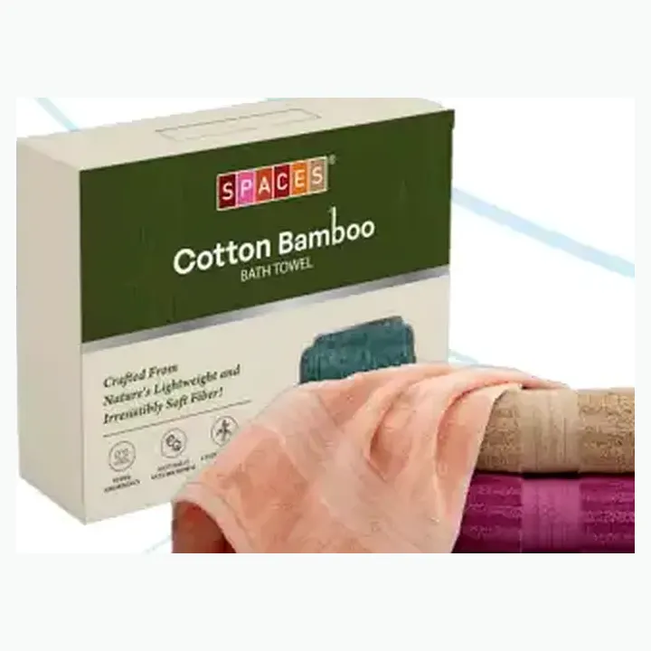 Cotton Bamboo Bath Towel detail
