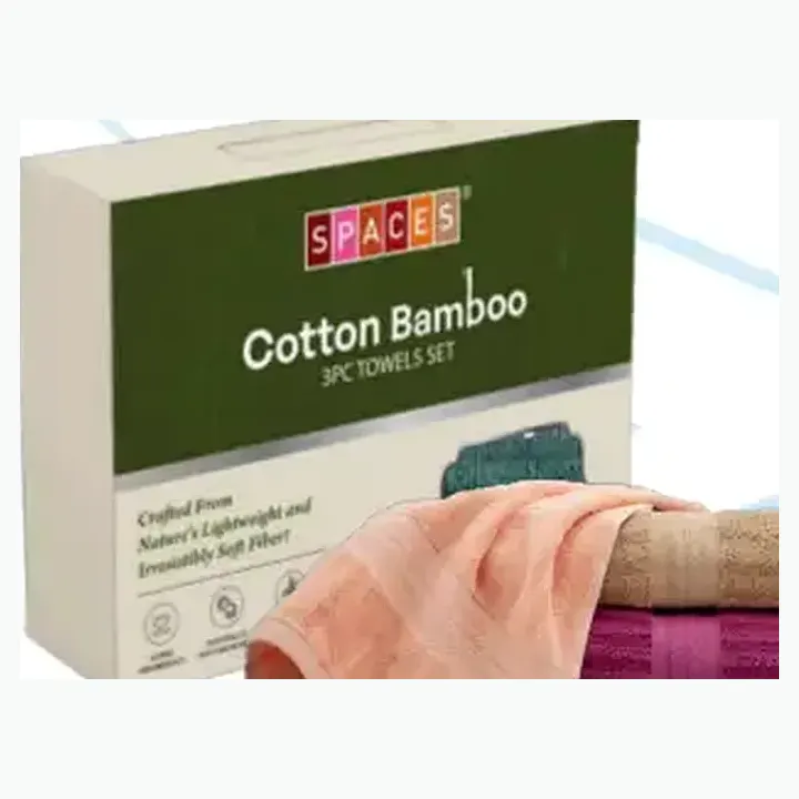 Cotton Bamboo 3-Piece Towel Set detail