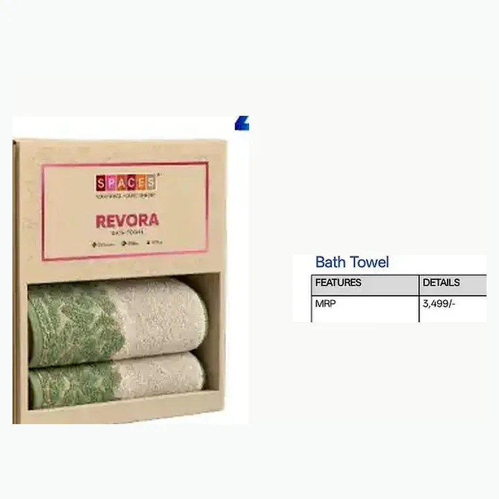 Revora Bath Towel detail