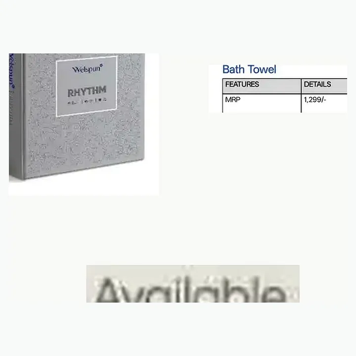 Rhythm Bath Towel detail