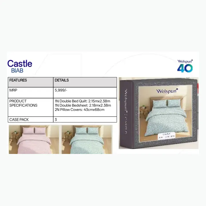 Castle Bed in a Bag Set