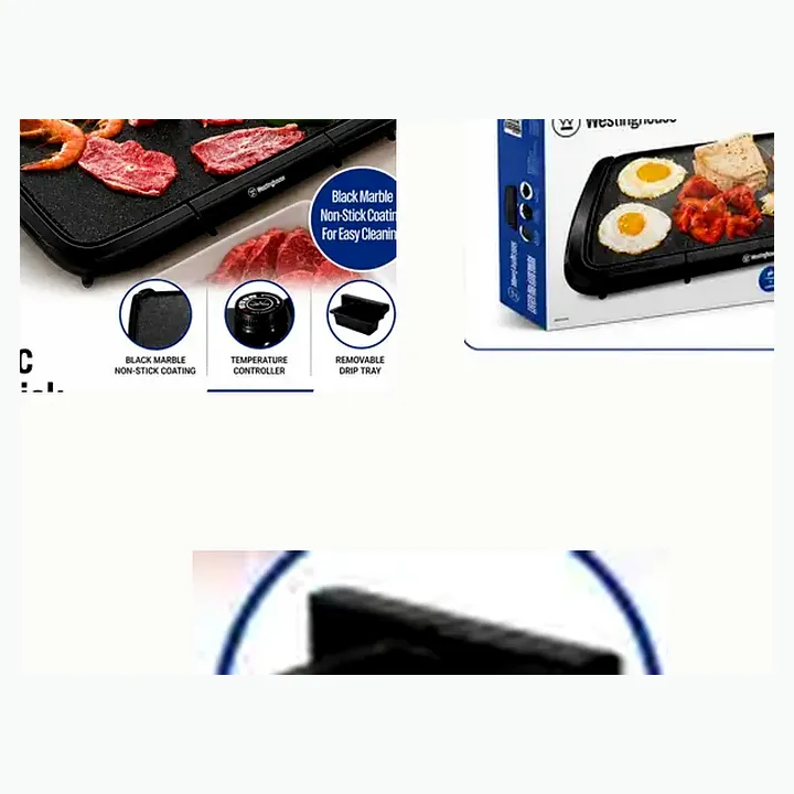 WKGL2456 NonStick Electric Griddle detail