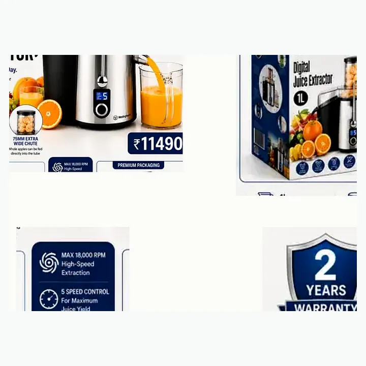 WKJEG700 — 1L Digtal Juicer Extractor detail