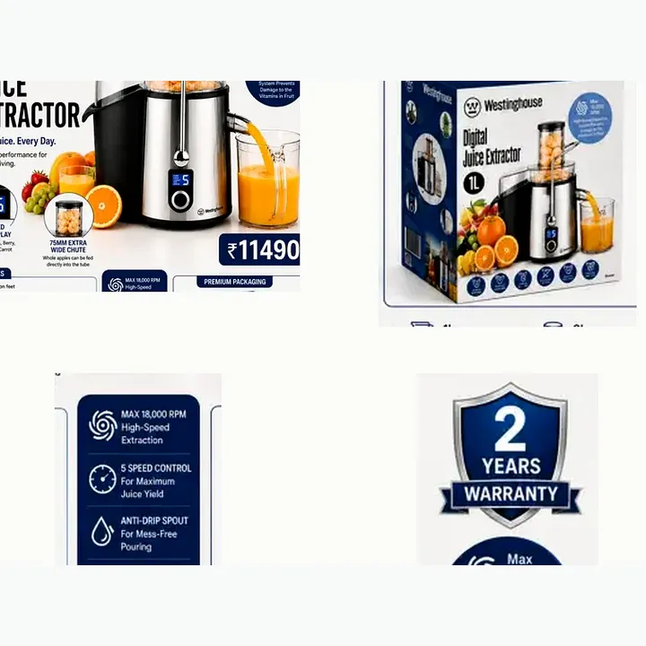 WKJEG700 — 1L Digtal Juicer Extractor