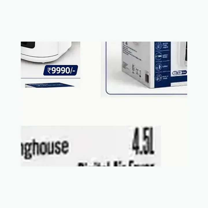 WKAFGOTO01WH — Digital AirFryer 4.5 Ltr alternate view