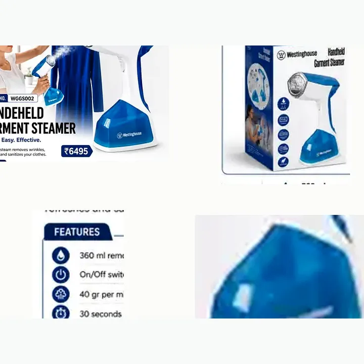 WGGS002 — 2000W Handheld Garment Steamer