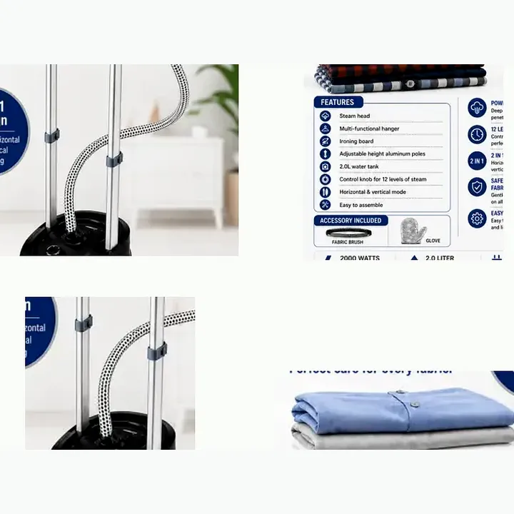 WGGSH628 — 2000W Garment Steamer