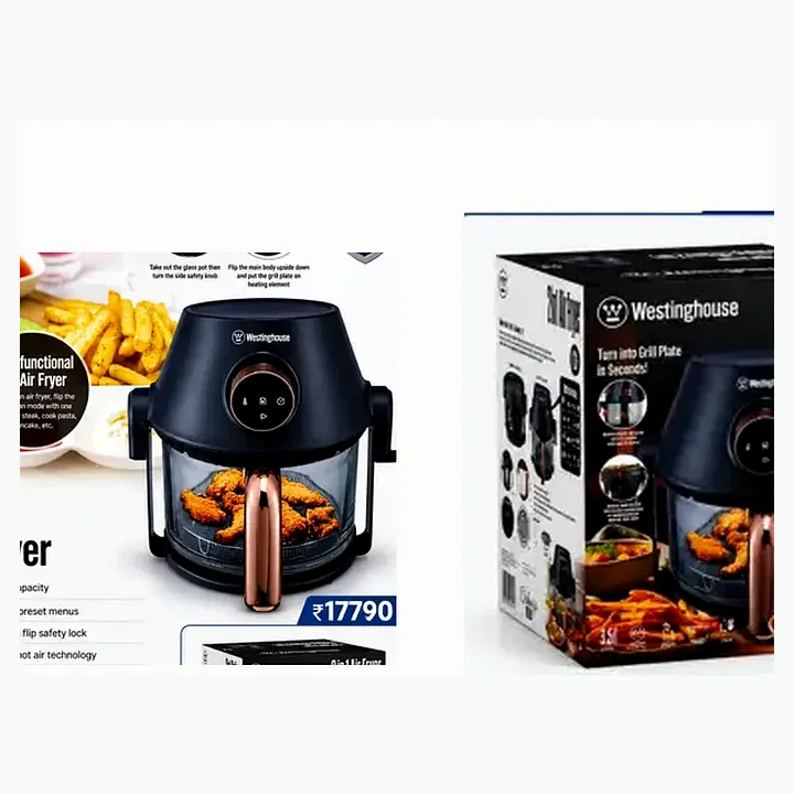 Wkafy811 2 in 1 (r) — 3.5l Digtal Multifunctional Flip Air Fryer detail