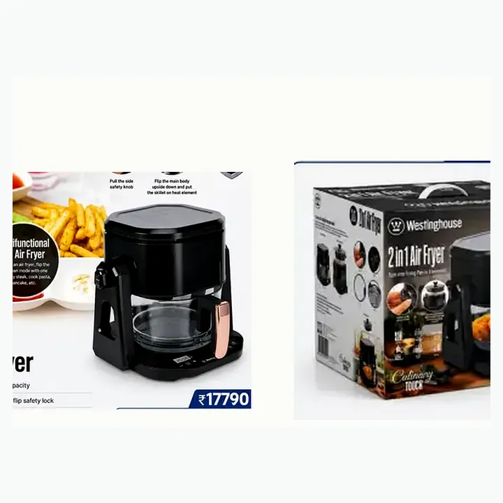 WKAFY810 2 IN 1 (S) (new) — 3.5L DIGTAL MULTIFUNCTIONAL FLIP AIR FRYER detail
