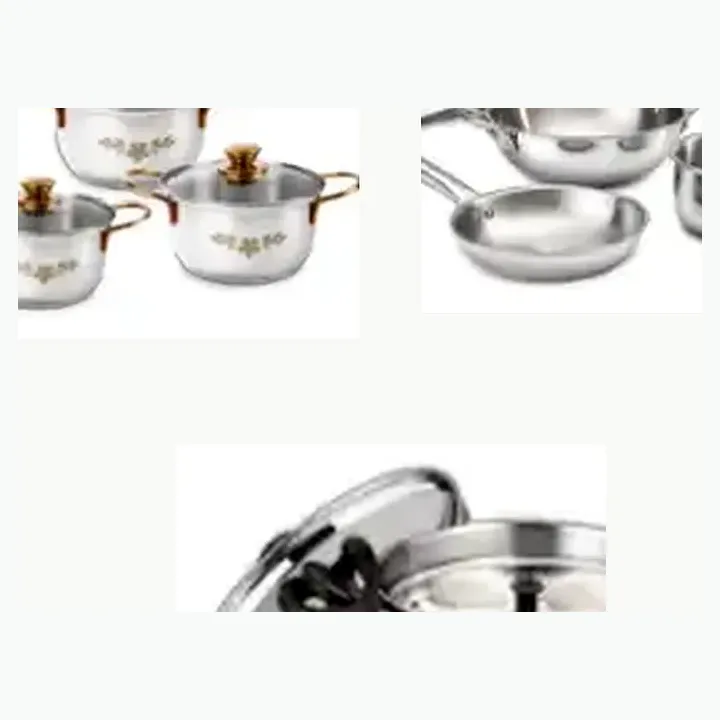 Venice & Gold Stanton Tri-Ply Cookware Sets detail
